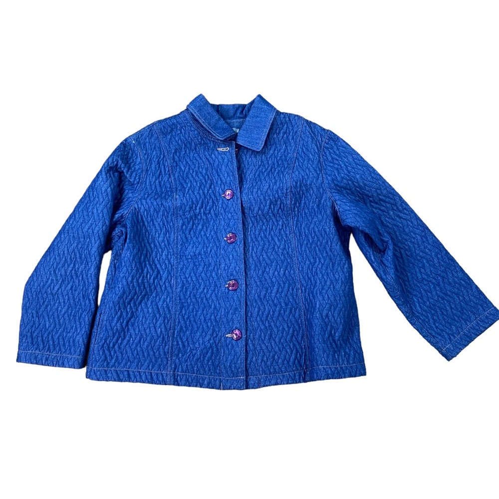 Woman’s Koret quilted jean jacket size PXL
